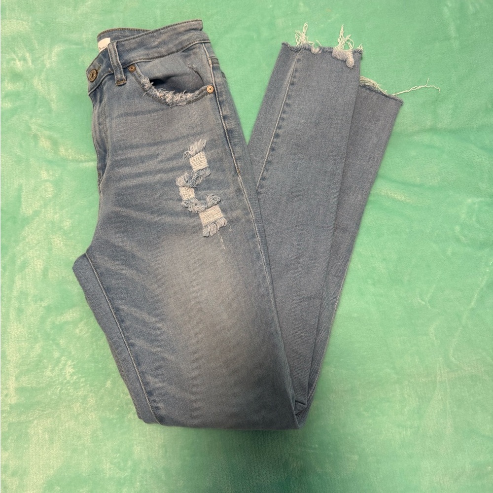 KanCan Distressed Skinny Jeans